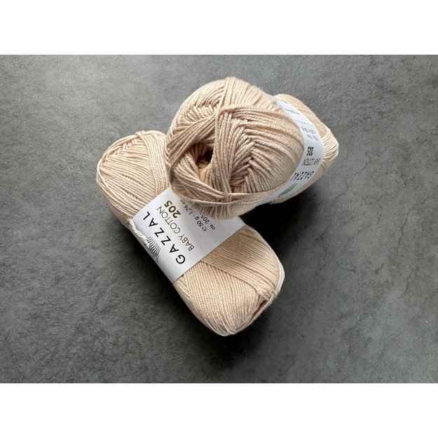 BABY COTTON 205 Gazzal- 50% cotton, 50% acrylic, 50 gr/ 205m, Nr 528