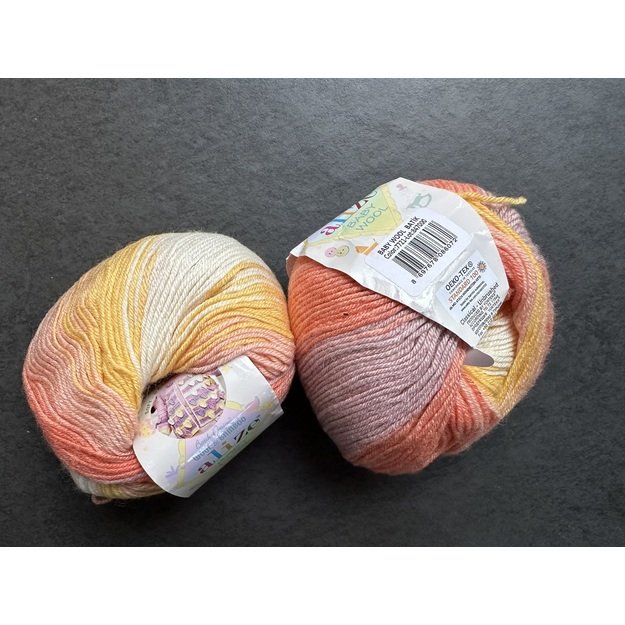 BABY WOOL Alize- 40% Wool, 40% Acrylic, 20% Bamboo, 50gr/ 175m, Nr 7721