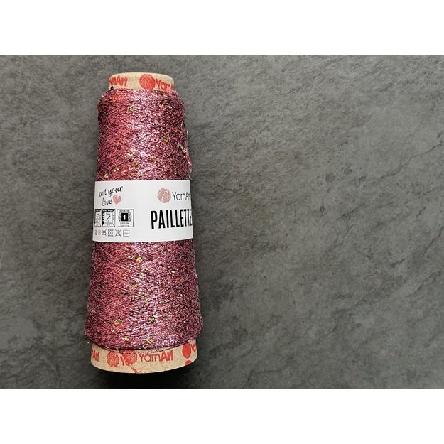 PAILLETTES YarnArt - 75% Metallic Polyester, 25% Payette poliester, 50gr/ 800m, Nr 8004