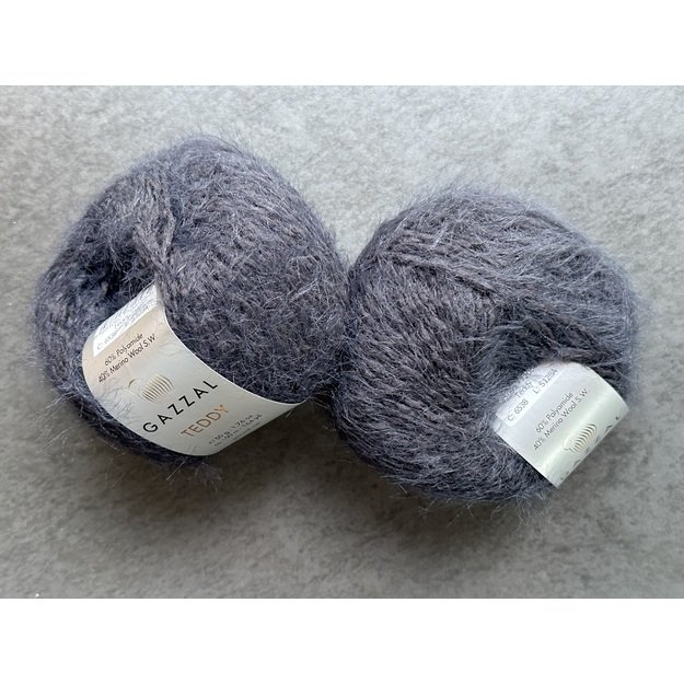 TEDDY Gazzal- 60% Polyamide, 40% Merino wool, 50gr/ 150m, Nr 6538