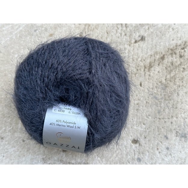 TEDDY Gazzal- 60% Polyamide, 40% Merino wool, 50gr/ 150m, Nr 6538