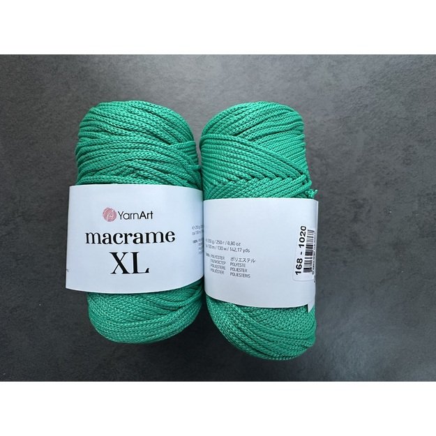 MACRAME XL- 100% poliesteris, 250 gr/ 130m. Nr 168