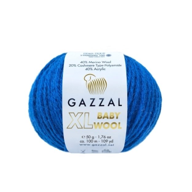 BABY WOOL XL Gazzal - 40% Acrylic,  20% Cashmere PA , 40% Lana Merino, 50 gr/ 100m, Nr 802