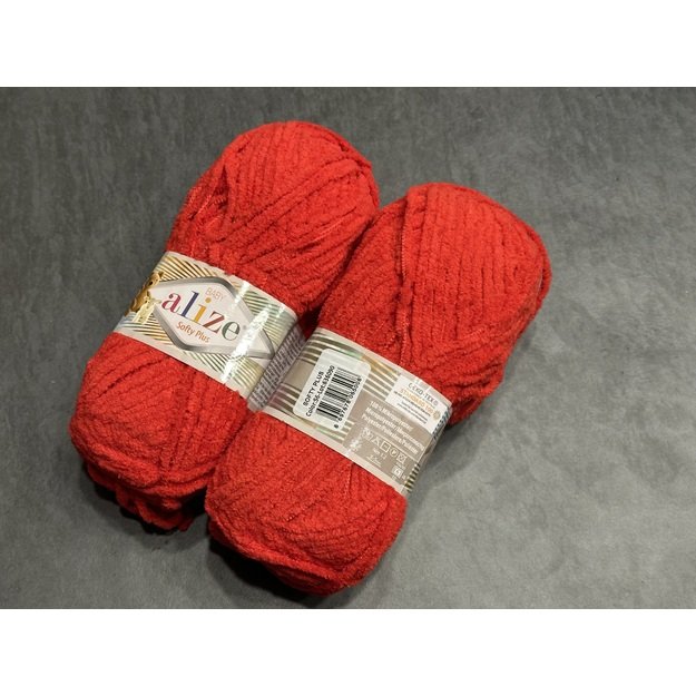 SOFTY PLUS Alize- 100% Mikropoliester, 100 gr/ 120m, Nr 56