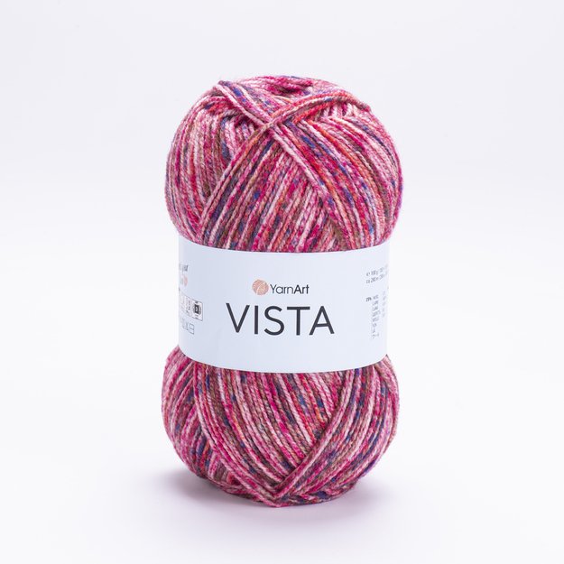 VISTA YarnArt - 25% wool,  75% acrylic, 100gr/ 280m Nr 9209