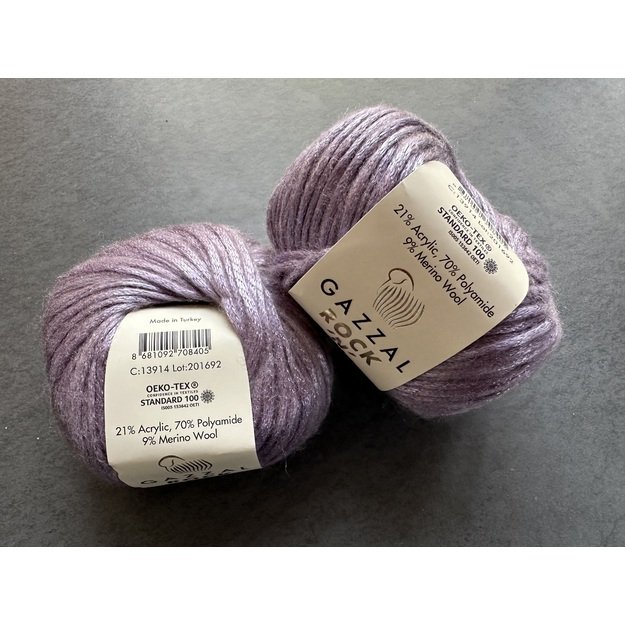 ROCK N ROLL- 9% merino wool, 21% acryli, 70% polyamide, 50gr/ 115m, Nr 13914