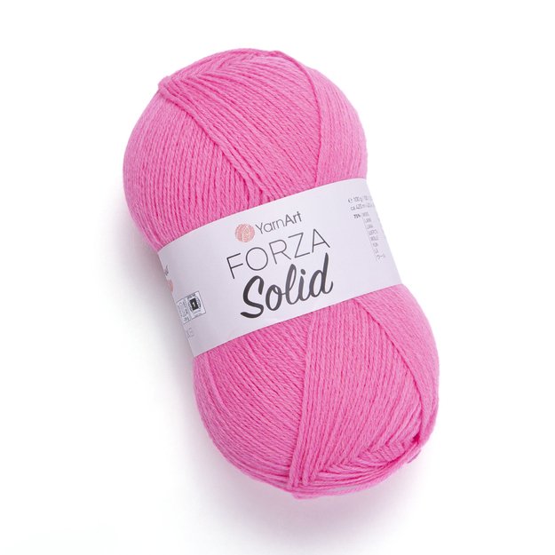 FORZA SOLID- 75% wool, 25% polyamide, 100gr/ 420m, Nr 4642