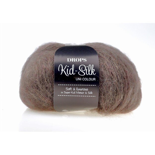 KID SILK Drops- 75% Moheris, 25% Šilkas,  25 g / apie 210 metrų, Nr 15