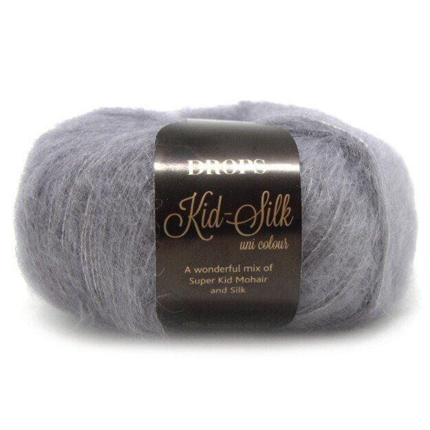 KID SILK Drops- 75% Moheris, 25% Šilkas,  25 g / apie 210 metrų, Nr 10