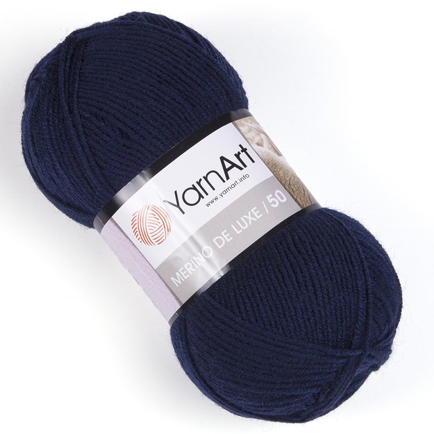 MERINO DE LUXE 50- 50% Wool Schurwolle, 50% Acrylic, 100gr / 280m, Nr 583