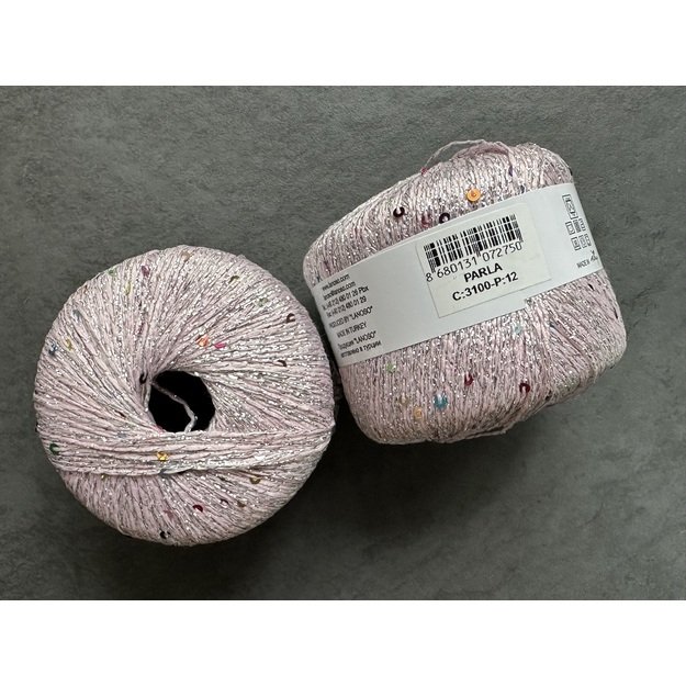 PARLA Lanoso - 75 % Glitter Yarn, 25% Payette Sim , 217 m / 25 Gr, Nr 3100