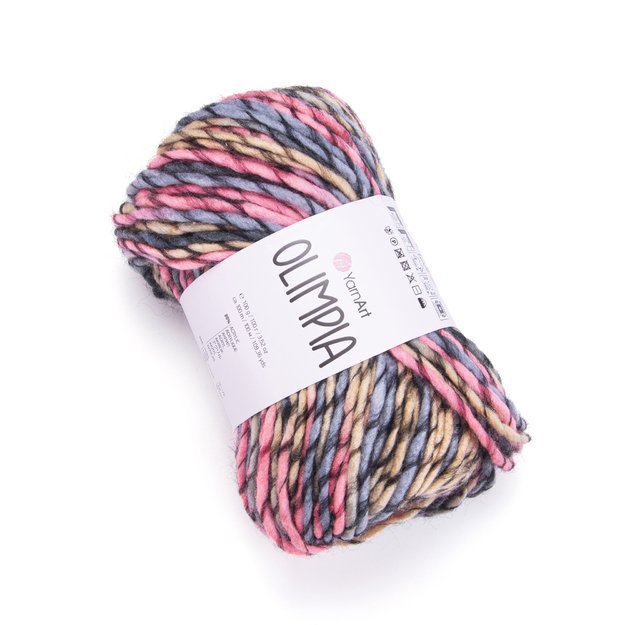 OLIMPIA- 20% wool, 80% acrylic, 100 gr/ 100m, Nr 1414