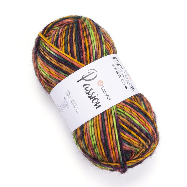 PASSION- 20% wool, 80% acrylic, 100 gr/ 200m, Nr 1249