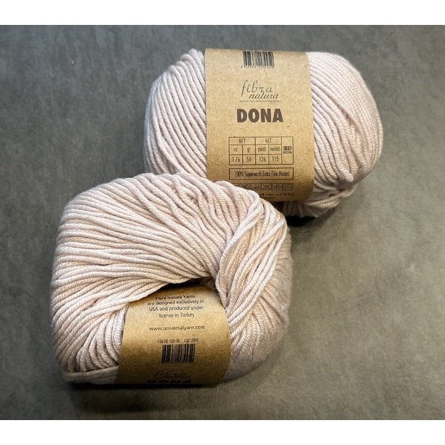 DONA Fibra Natura- 100% Superwash Extra fine merino, 50gr/ 115m, Nr 106-38