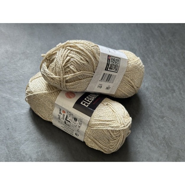 ELEGANCE YarnArt- 88% Cotton, 12% Metallic, 50gr/ 130m, Nr 119