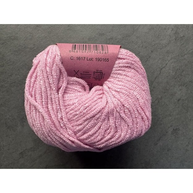 BABY LOVE Gazzal  45% Acrylic,  55% Modal, 50gr/ 115m, Nr 1617