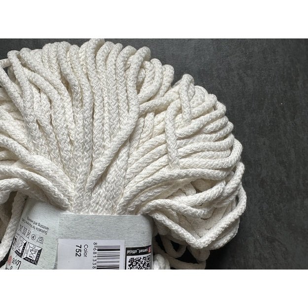 MACRAME BRAIDED YarnArt- 55% Cotton, 45% Polyester, 250 gr/ 67m, Nr 752