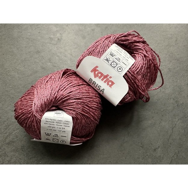 BRISA- 60% mercerized Cotton, 40% viscose, 50gr/ 125m, Nr 59