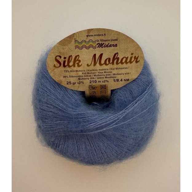 SILK MOHAIR- 72% Kid Mohair, 28% Mulberry Silk, 25gr/ 210m, Nr 550