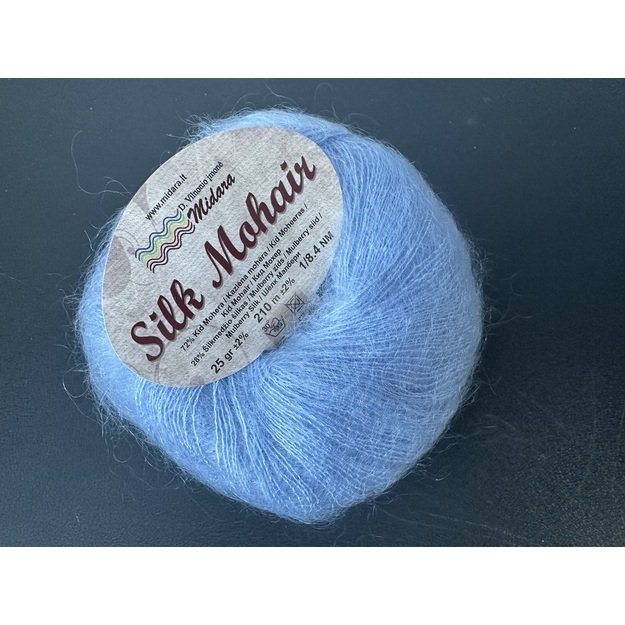 SILK MOHAIR- 72% Kid Mohair, 28% Mulberry Silk, 25gr/ 210m, Nr 550 1
