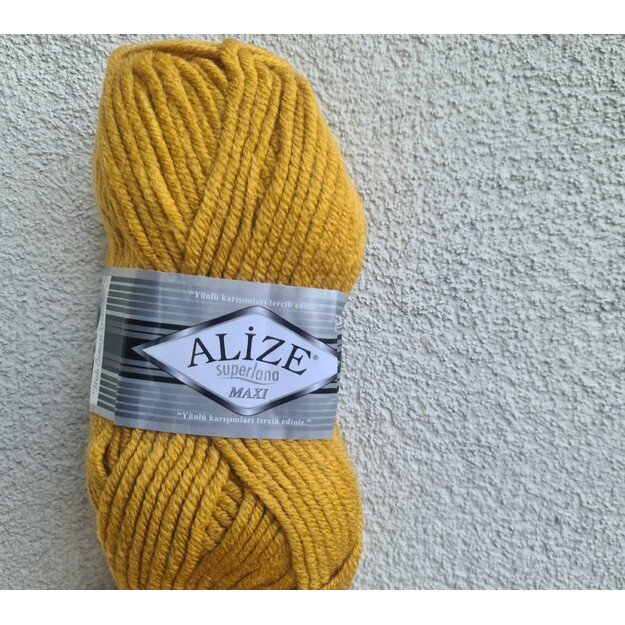 SUPERLANA MAXI Alize- 25% Wool , 75% Acrylic- 100 gr / 100 m, Nr 02