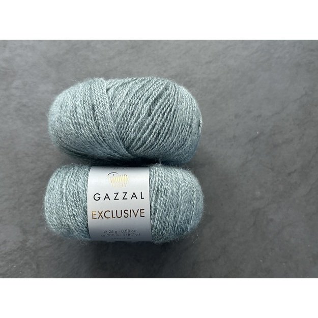 EXCLUSIVE Gazzal- 60% superwash merino fine, 10% super kid mohair, 30% mulberry silk, 25gr/ 200m, Nr 9933