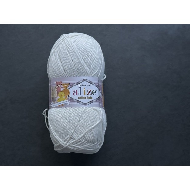 COTTON GOLD Alize- 55% Cotton, 45% Acrylic, 100gr/ 330m, Nr 62