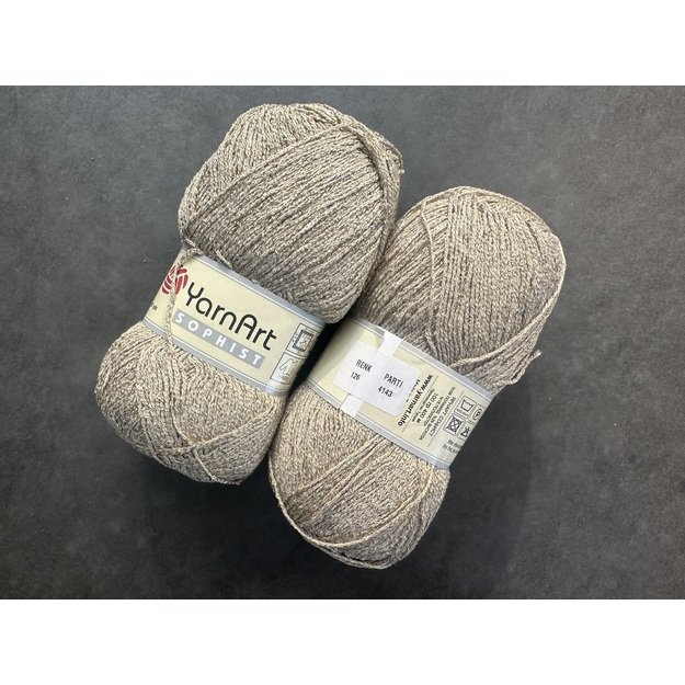 SOPHIST YarnArt- 56% Polyamide, 26% Soft Viscose, 18% Dralon, 100gr/ 400m, Nr 126