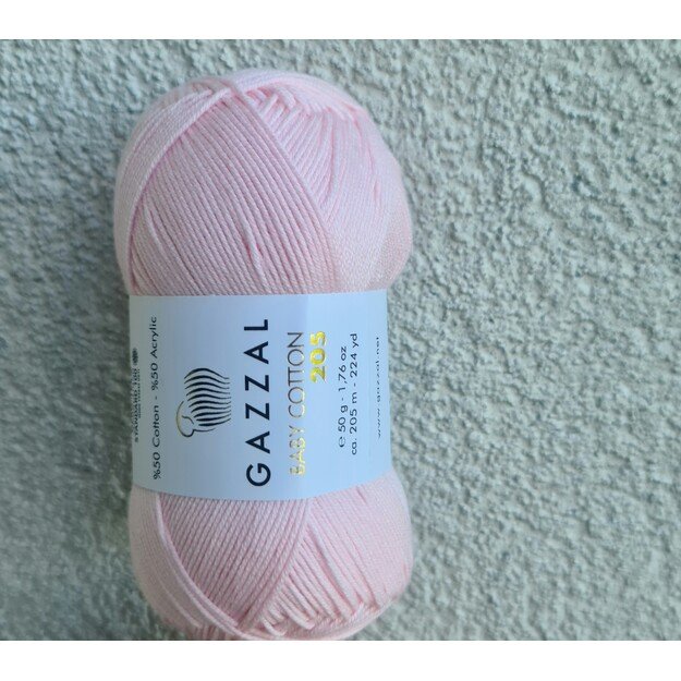 BABY COTTON 205 Gazzal- 50% cotton, 50% acrylic, 50 gr/ 205m, Nr 514