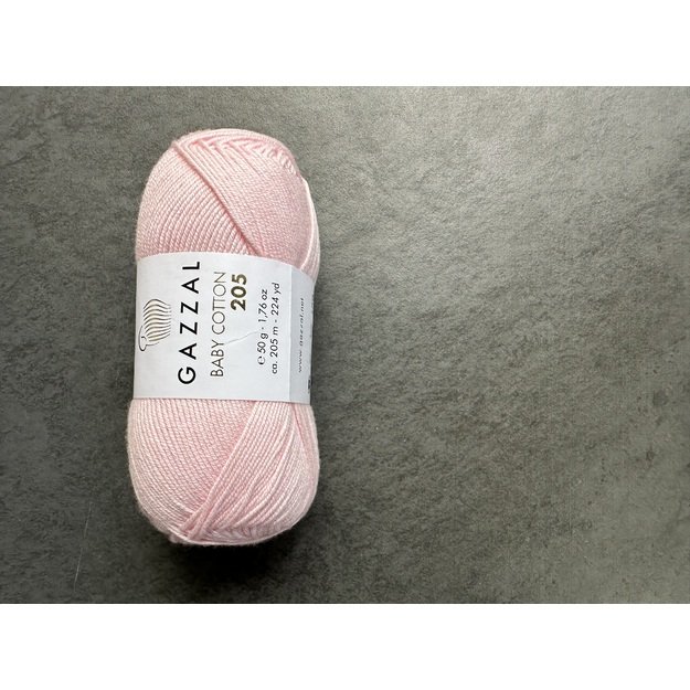 BABY COTTON 205 Gazzal- 50% cotton, 50% acrylic, 50 gr/ 205m, Nr 514