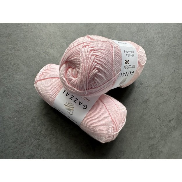 BABY COTTON 205 Gazzal- 50% cotton, 50% acrylic, 50 gr/ 205m, Nr 514