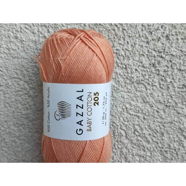 BABY COTTON 205 Gazzal- 50% cotton, 50% acrylic, 50 gr/ 205m, Nr 503