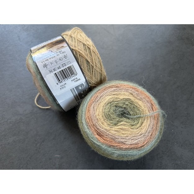 ANGORA LUKS Color Nako- 5% moher, 15% wool, 80% premium akrilik, 150 gr/ 810m, Nr 81912 2