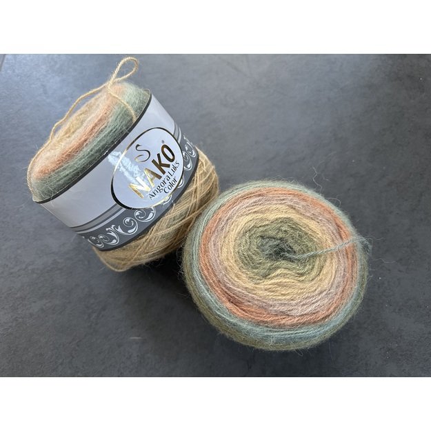 ANGORA LUKS Color Nako- 5% moher, 15% wool, 80% premium akrilik, 150 gr/ 810m, Nr 81912 1