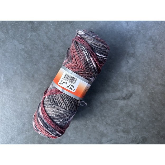 BONITO ETHNIC lanoso- 49% wool, 51% acrylic, 100gr/ 300m, Nr 1214