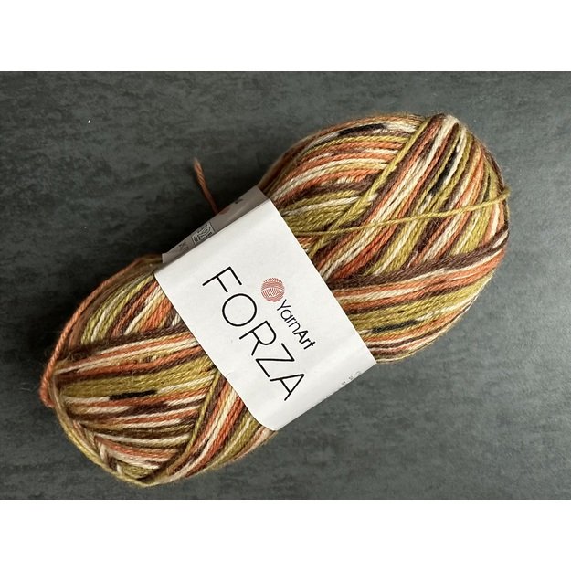 FORZA YarnArt- 75% wool, 25% poliamide, 100gr/ 420m, Nr 2511