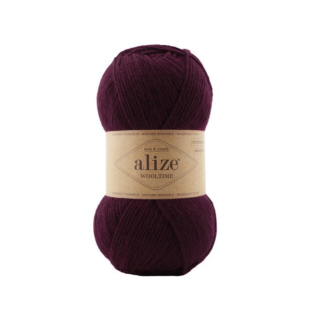 WOOLTIME Alize- 75% Superwash wool, 25% Polyamide, 100gr 200m, Nr 578