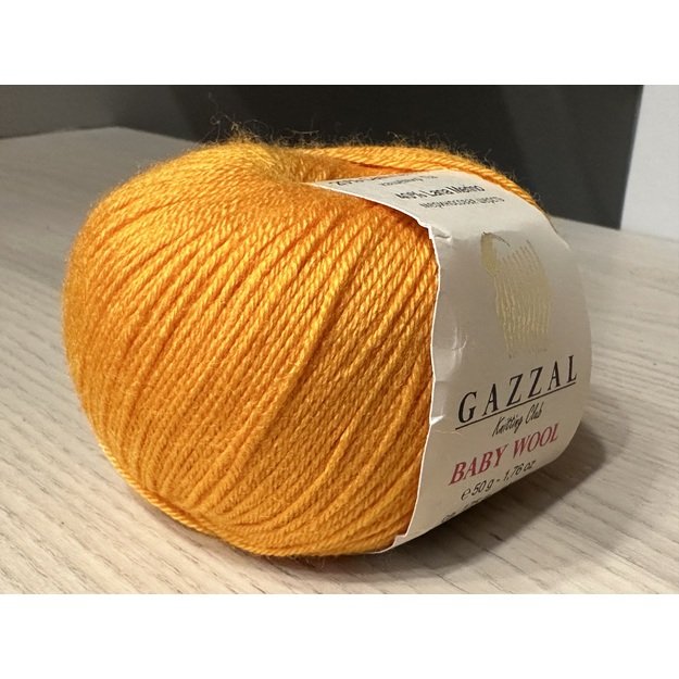 BABY WOOL Gazzal- 40% acrylic, 20% cashmere PA, 40% lana merino, 50gr/ 175m, Nr 837