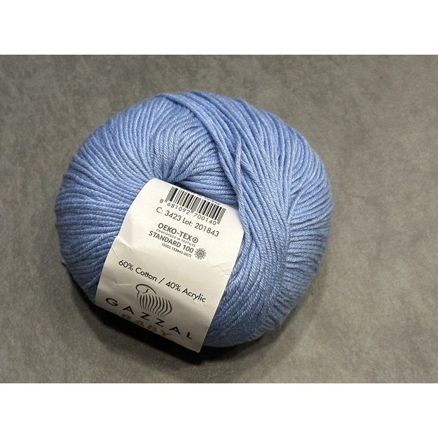 BABY COTTON Gazzal- 60% cotton, 40% acrylic, 50gr/ 165m, Nr 3423