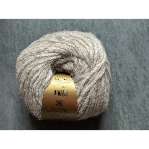 ALPACA AIR Gazzal- 28% polyamide, 14% Superwash Merino, 58% baby alpaca, 50gr/ 150m, Nr 73