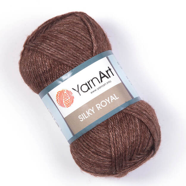 SILKY ROYAL YarnArt- 35% Silk Rayon, 65% Merino wool, 50gr/ 140m, Nr 436