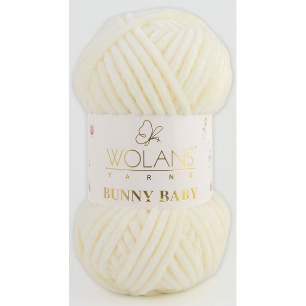 WOLANS BUNNY BABY-100% super-soft polyester, 100 gr/ 120 m, Nr 02