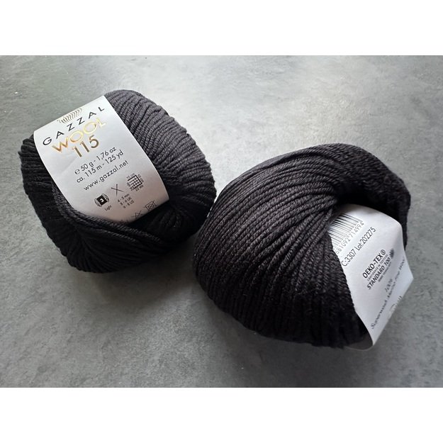 WOOL 115 Gazzal- 100% superwash merino fine wool, 50gr/ 115m, Nr. 3307