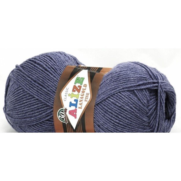 LANAGOLD FINE Alize- 51% acrylic, 49% wool, 100gr/ 390m, Nr 203