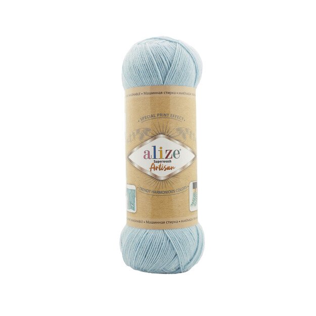 ARTISAN Superwash Alize- 75% SW Wool, 25% Polyamide, 100gr/ 420m, Nr 522