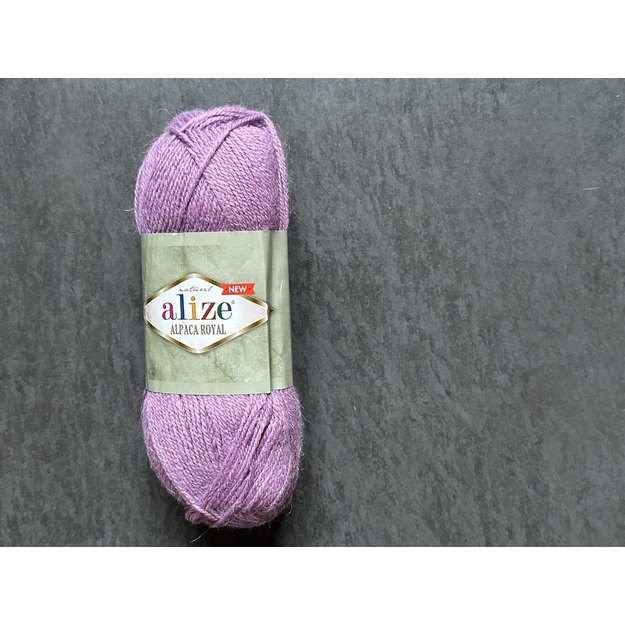 ALPACA ROYAL-15 Alize- 55% acrylic, 15% alpaka, 30% wool, 100gr/ 250m, Nr 438