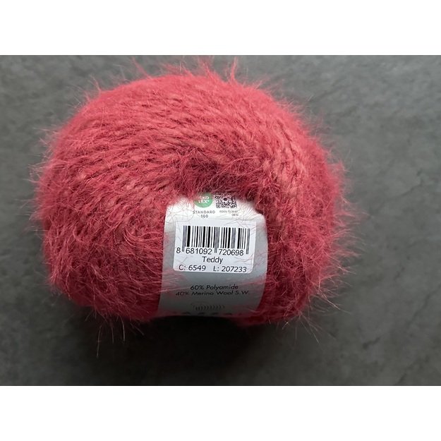 TEDDY Gazzal- 60% Polyamide, 40% Merino wool, 50gr/ 150m, Nr 6549