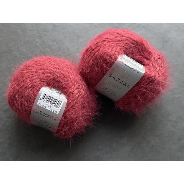 TEDDY Gazzal- 60% Polyamide, 40% Merino wool, 50gr/ 150m, Nr 6549