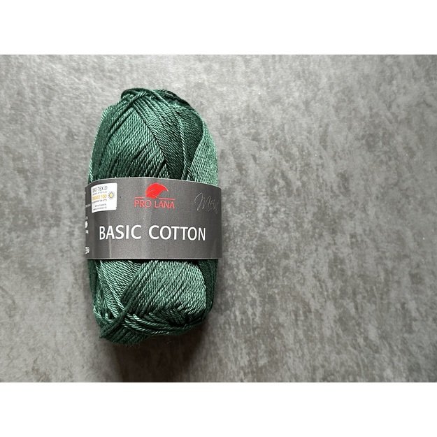 BASIC COTTON Pro lana- 100% Baumwolle merserisiet, 50gr/ 125m, Nr 72