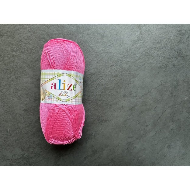 DIVA BABY Alize- 100% microfiber acrylic, 100gr/ 350m, Nr 121